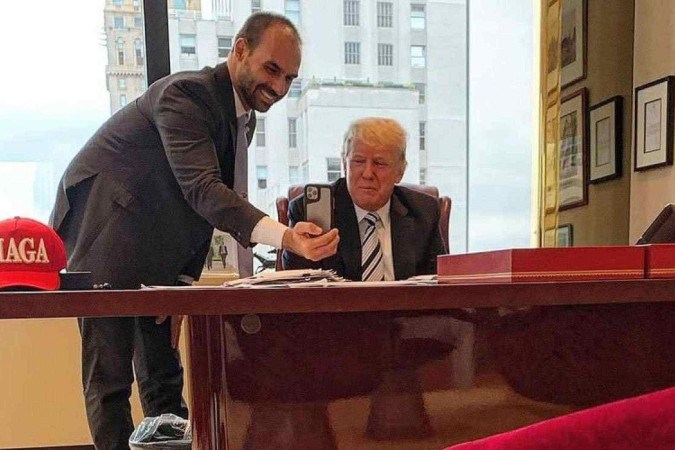 Eduardo Bolsonaro sobre anistia de Trump a presos políticos: “Fim da narrativa”