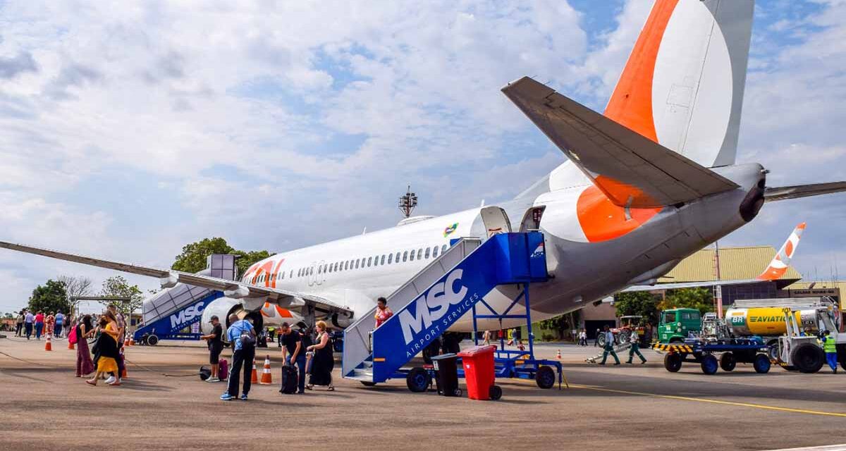 Aeroporto de Caldas Novas-GO recebeu 62.362 passageiros em 2024