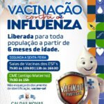 Está liberada vacina contra Influenza para toda a população acima de 6 meses.