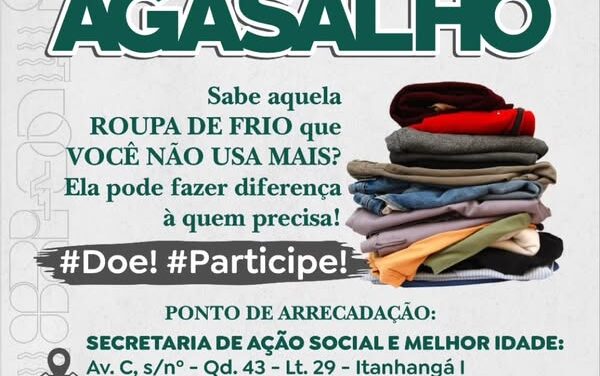 Governo de Caldas Novas realiza campanha do agasalho